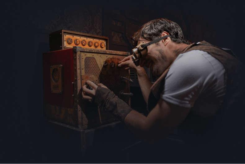 Coffre fort Steampunk